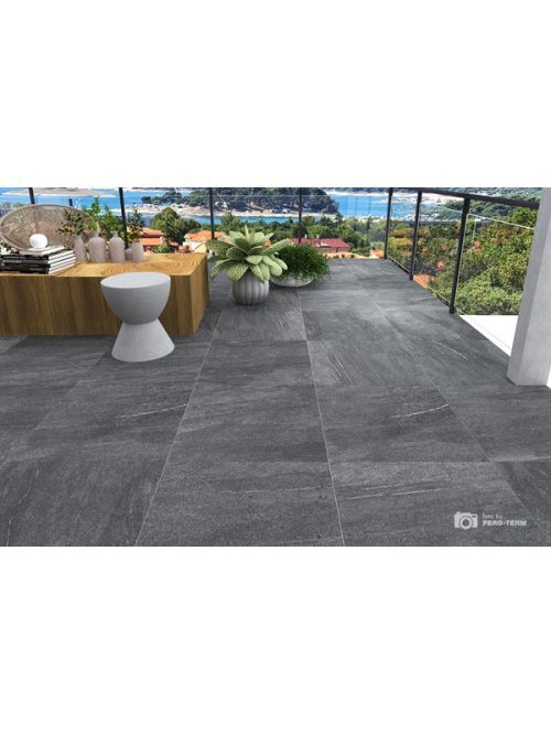 podne keramičke pločice RAKO QUARZIT BLACK, 60x60